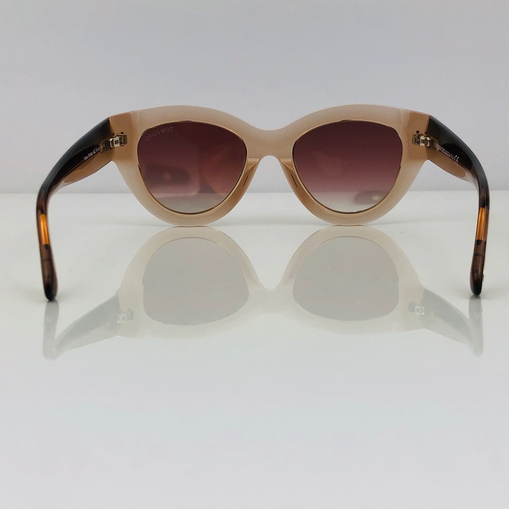 New TOM FORD Slater Cat Eye Clear Sunglasses - Picture 8 of 16